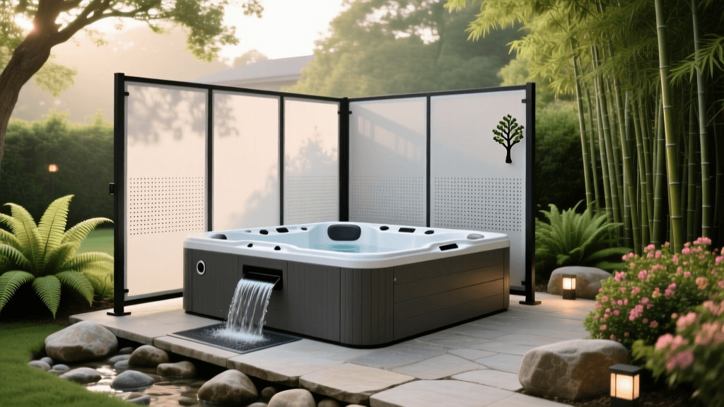 2026 Hot Tub Privacy Screens: Drainage & Web Worm Control