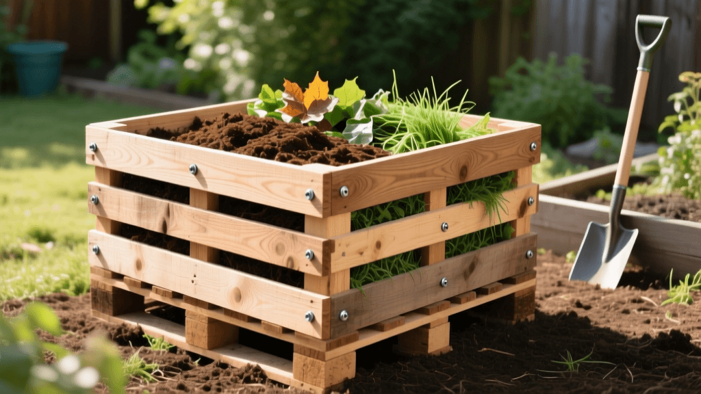 Build a Budget-Friendly DIY Pallet Compost Bin System