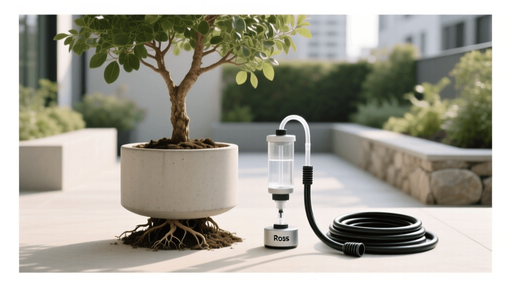 Potted Tree Watering 2026: Ross Root Feeder vs Soaker Hose