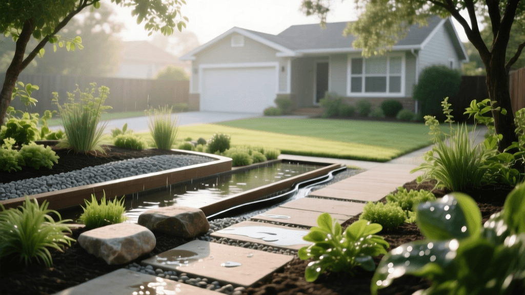 Planning a Residential Rain Garden for Drainage and Curb Appeal