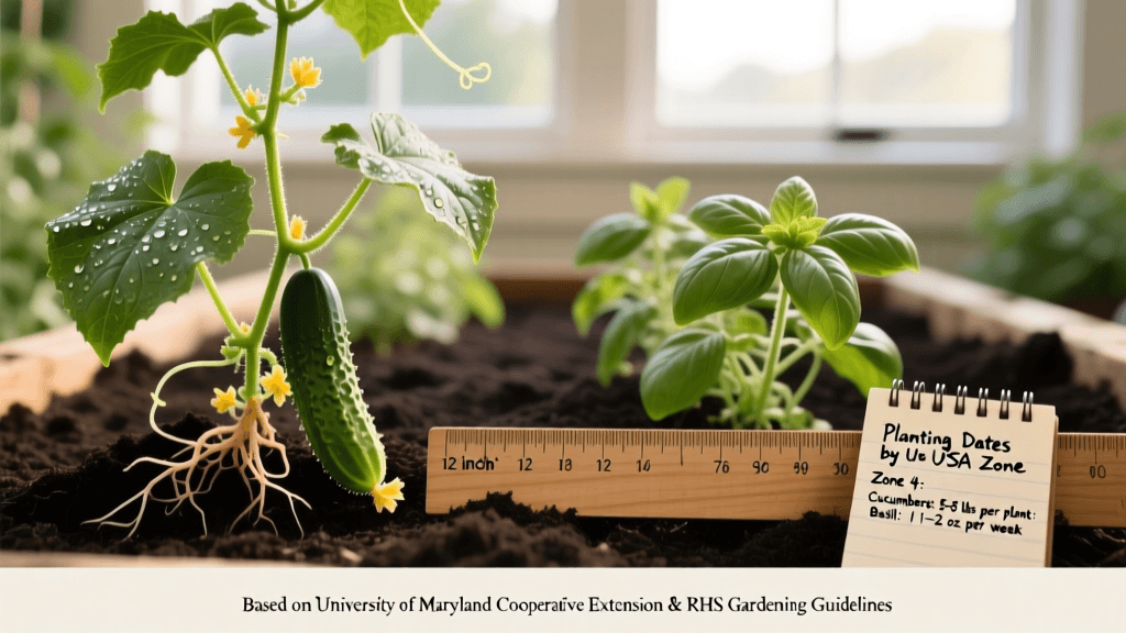 Companion Planting Guide For Cucumbers And Basil