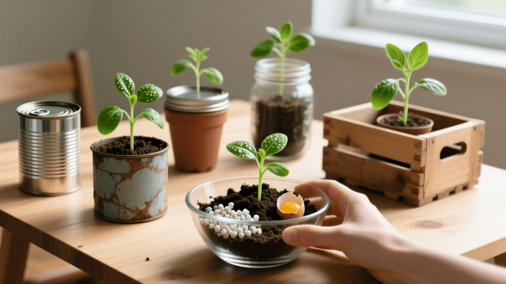 Budget DIY Container Gardening: Upcycling & Soil Mix