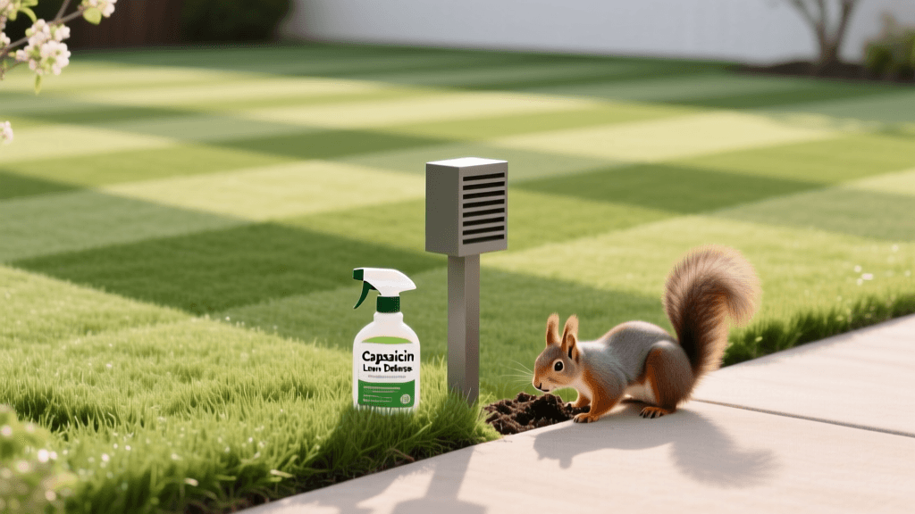 Protect Lawn Stripes 2026: Squirrel Baffles & Capsaicin