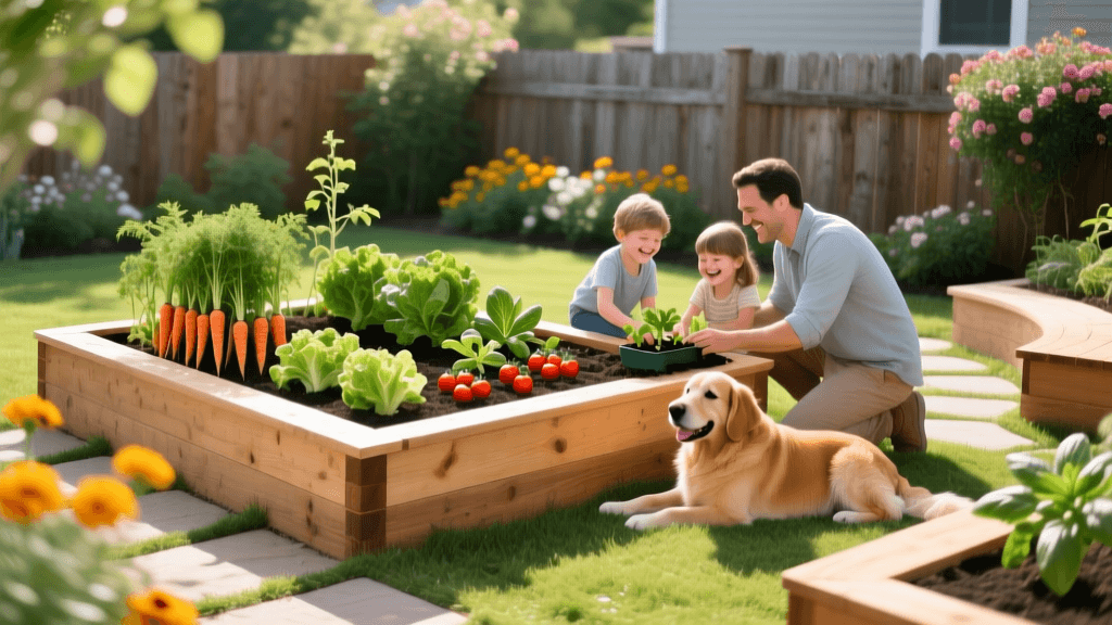 Pet-Safe Raised Bed Gardening For Families And Dogs