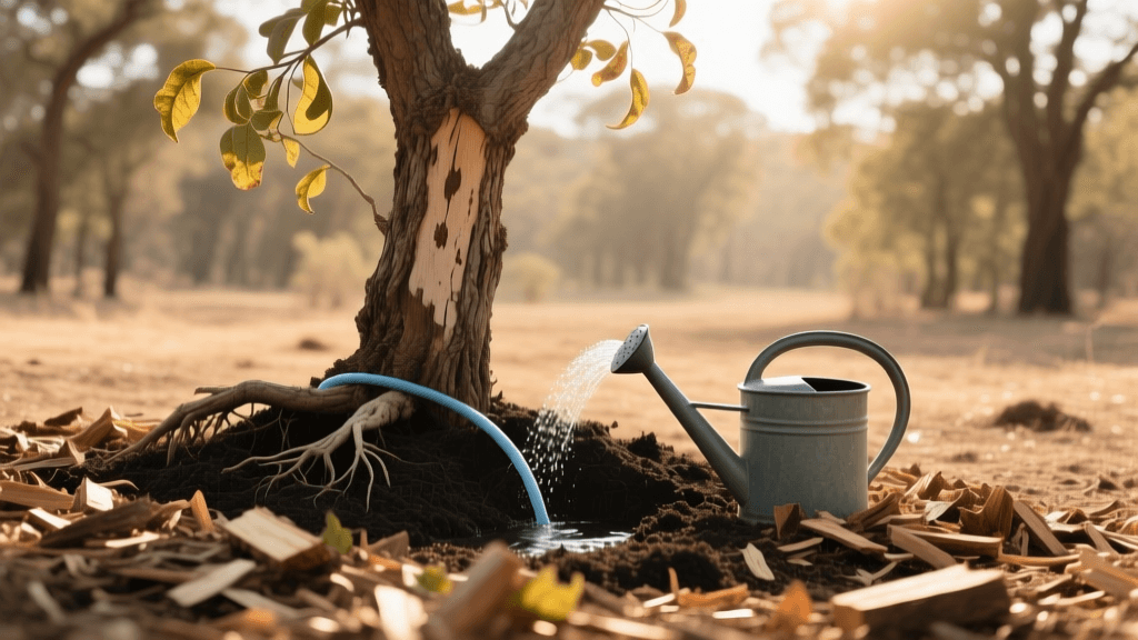 Drought-Proofing Trees: Deep Watering & Mulching Guide