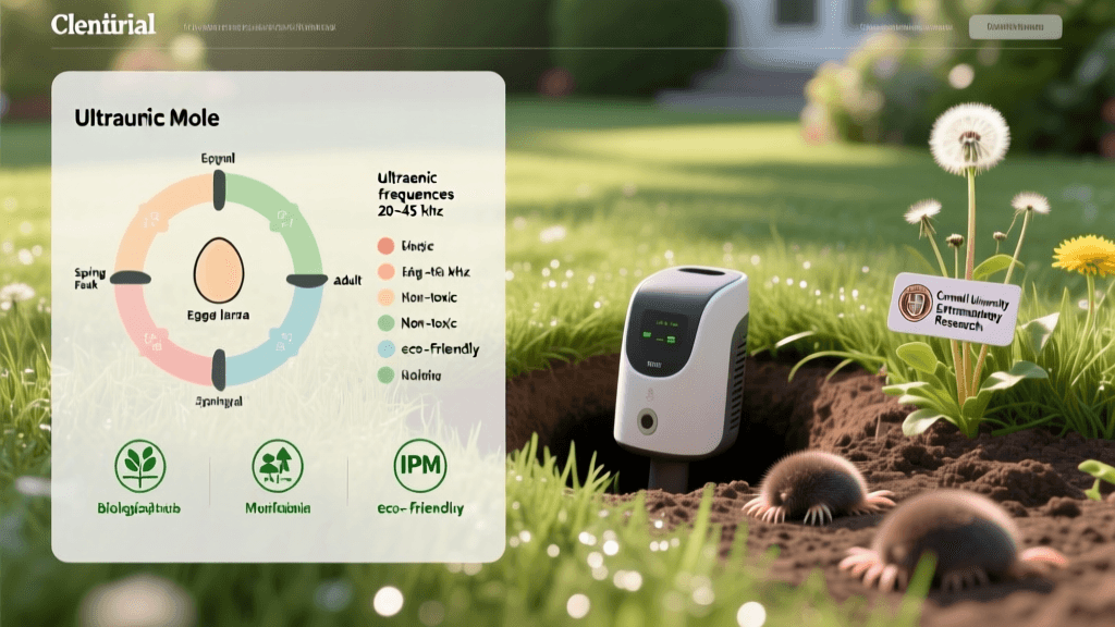 Preventive Mole Control Using Ultrasonic Devices